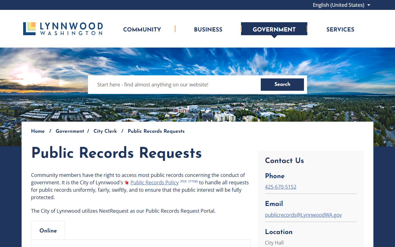 Lynnwood city public records - Lynnwood probate court records